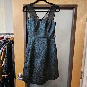 EUC Anthropologie Emerald Facet Flared HD in Paris Dress in Women's Size 4